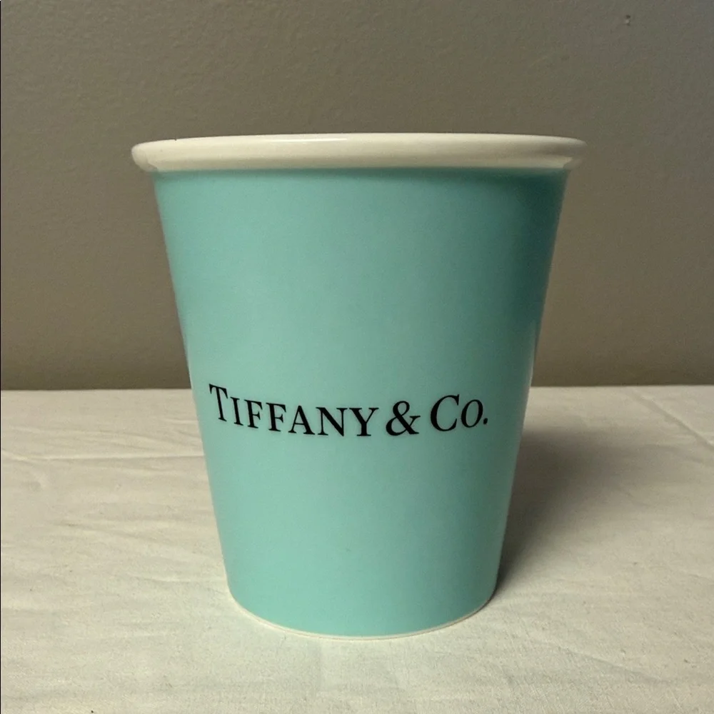 Tiffany & Co Bone China Coffee Cup Tiffany Blue Japan 10oz [|||]